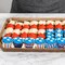 600 Count Patriotic Mini Cupcake Liners - Red White and Blue Candy Cups for Independence Day, 6 Styles of Star, Flag & Gnome Baking Supplies - Mini Muffin Wrappers for July 4th, Memorial Day Party